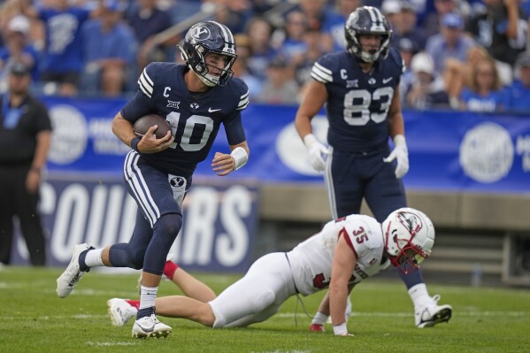 Byu football score top